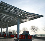 Solar Energy Systems, Photovoltaics, PV, Roof, Gas Station, GOEN